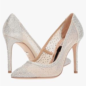 Badgley Mischka Weslee III Pointed Toe Adorned High Heel Pumps Size:8.5 & 7 NWOB